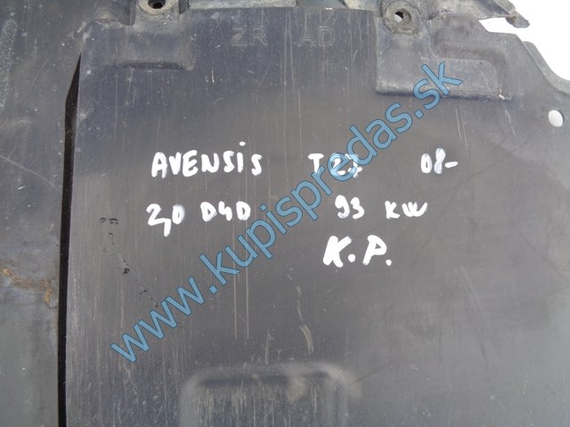 spodný kryt motora na toyotu avensis T27, 51441-02320